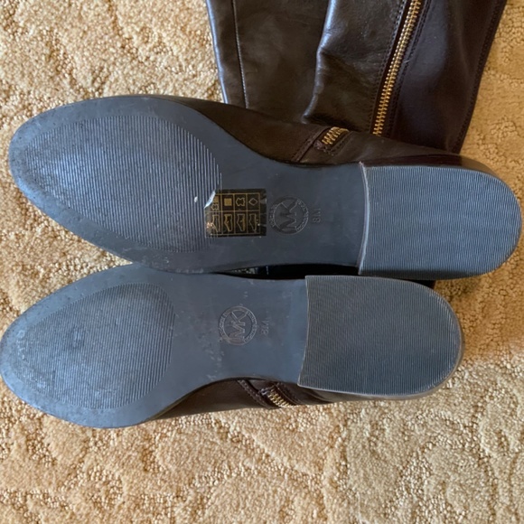 Michael Koran 50/50 leather/stretchable flat over the knee boot - Picture 2 of 2